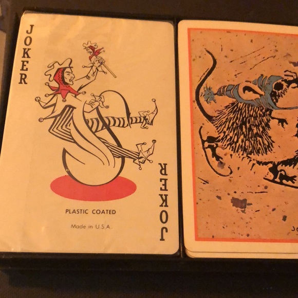 Pair of 2 vintage 1973 Stancraft Joan Hanson Playing Cards - Picture 4 of 5